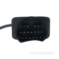 Connettore dell'adattatore diagnostico da 17 pin a 16 pin obd2